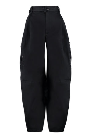 Pantaloni in twill di cotone-0